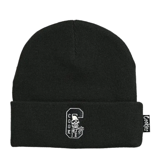 Cookies クッキーズ Livewire C-Skull Black Beanie ビーニー ブラック