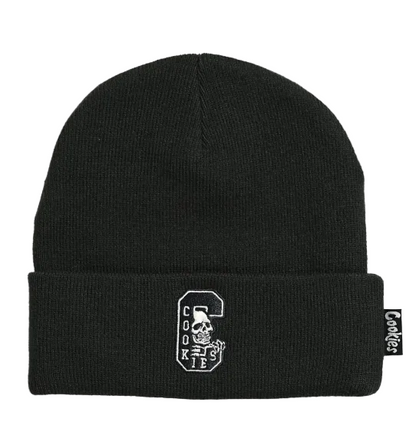 Cookies クッキーズ Livewire C-Skull Black Beanie ビーニー ブラック