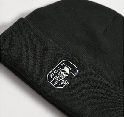 Cookies クッキーズ Livewire C-Skull Black Beanie ビーニー ブラック