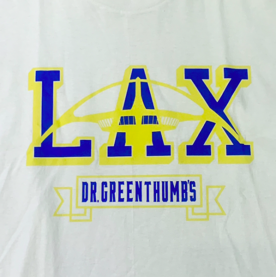 Dr. Greenthumb ドクターグリーンサンブ LAX Logo T-Shirt Tシャツ ホワイト