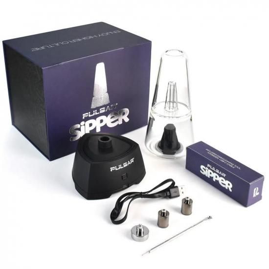 PULSAR パルサー Sipper Concentrate  & 510 Cartridge Vaporizer Bubbler ベポライザー