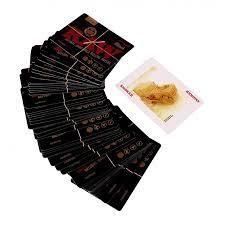 RAW ロウ Black Playing Cards トランプ