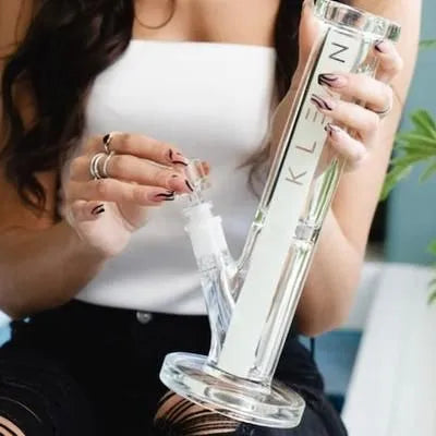 KLEAN クリーン Glass Straight Tube 水パイプ #KL4
