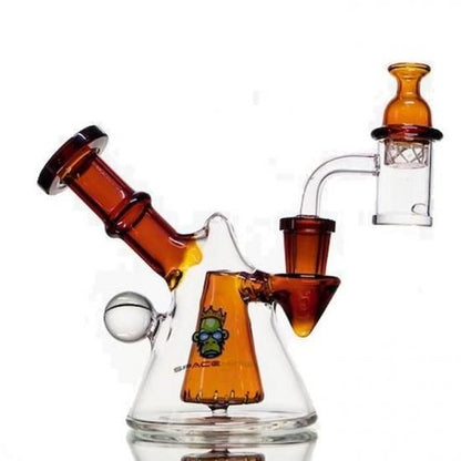 SPACE KING スペースキング  Glass 'Space Pyramid' Mini Rig 水パイプ #SP2