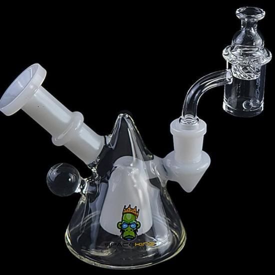 SPACE KING スペースキング  Glass 'Space Pyramid' Mini Rig 水パイプ #SP2