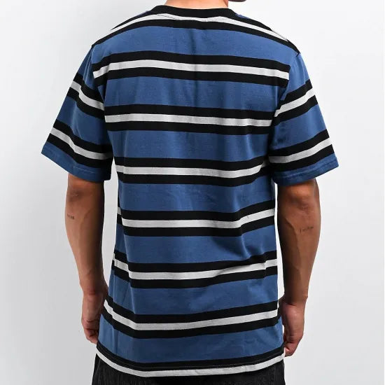 Empyre エンパイアBurner Knit Blue Stripe T-Shirt Tシャツ ブルー