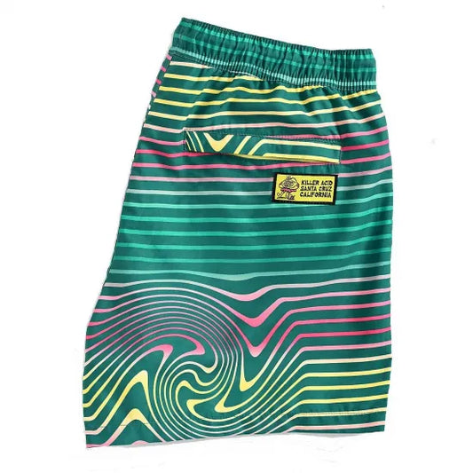 Killer Acid キラーアシッド Magic Green Board Shorts ハーフパンツ グリーン