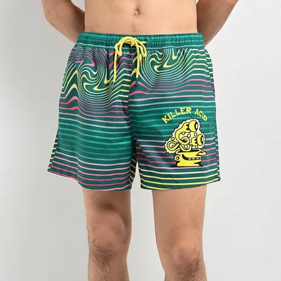 Killer Acid キラーアシッド Magic Green Board Shorts ハーフパンツ グリーン