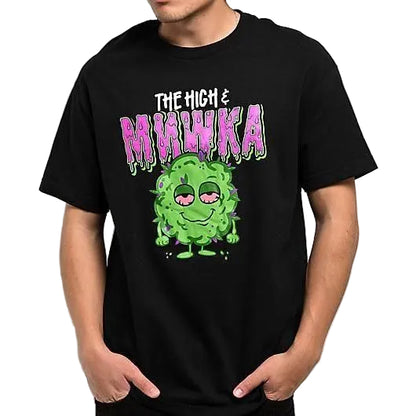 The High & Mightyザハイアンドマイティー x Mishka Stoney Burnie Black T-Shirt Tシャツ ブラック