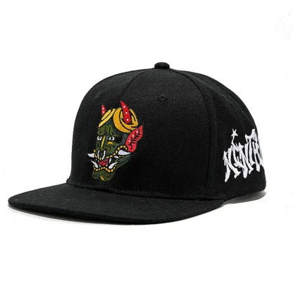 Ninth Hall High Profile Dragon Black Snapback Hat Cap キャップ ブラック