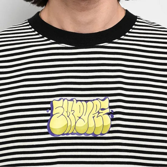 Empyre エンパイア Bad Cat Black & White Knit T-Shirt Tシャツ ブラック