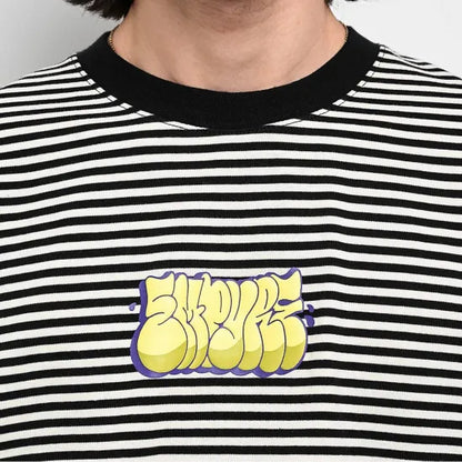 Empyre エンパイア Bad Cat Black & White Knit T-Shirt Tシャツ ブラック