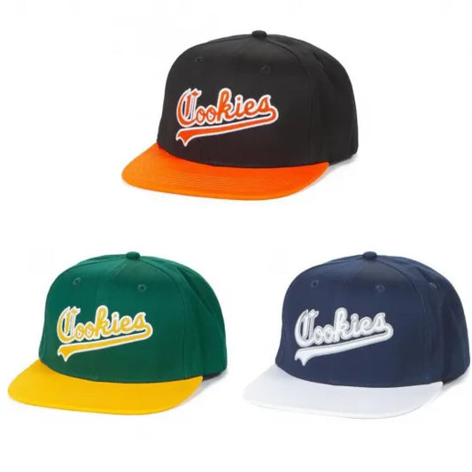 Cookies クッキーズ IVY LEAGUE SNAPBACK CAP キャップ ブラック/グリーン/ネイビー
