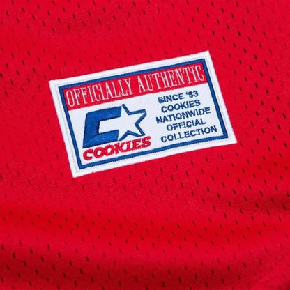Cookies クッキーズ BASES LOADED MESH BASEBALL JERSEY メッシュシャツ レッド
