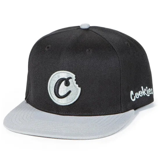Cookies クッキーズ C-BITE TWO-TONE SNAPBACK CAP キャップ ブラック/ネイビー/ブルー/ゴールド