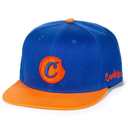 Cookies クッキーズ C-BITE TWO-TONE SNAPBACK CAP キャップ ブラック/ネイビー/ブルー/ゴールド