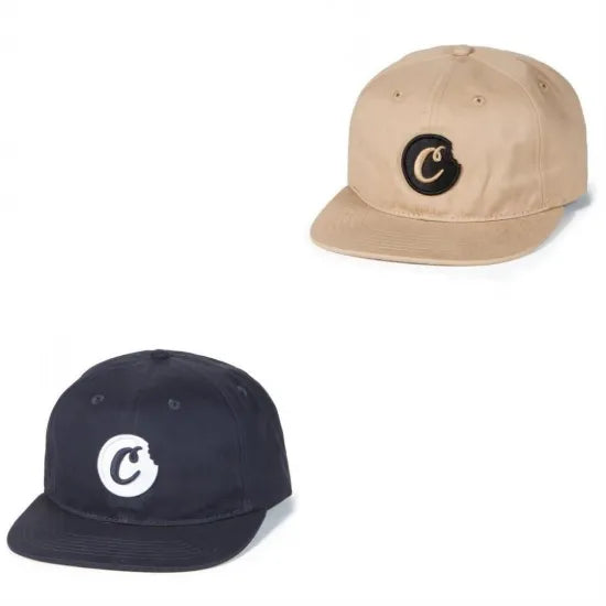 Cookies クッキーズ C-BITE TWO-TONE SNAPBACK CAP キャップ カーキ/ネイビー