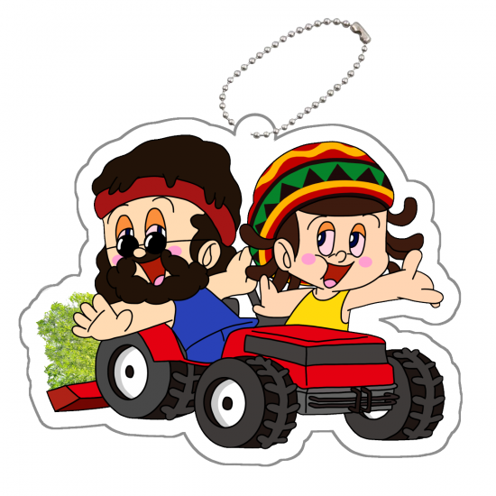 HOTBOX SESSIONS ホットボックスセッションズ ヤーマン アクリルキーホルダー Acryl keychain
