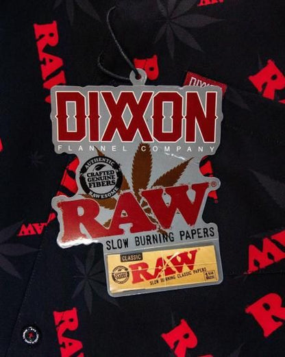 RAW x DIXXON ロウ×ディクソン PARTY SHIRT シャツ ブラック