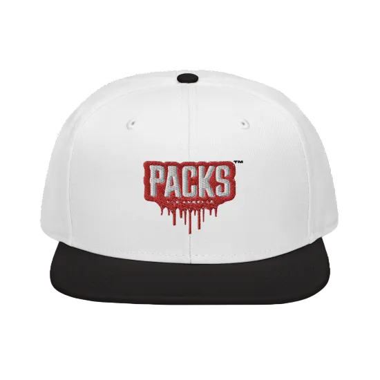 PACKS パックス SNAPBACK HAT キャップ ホワイト&ブラック