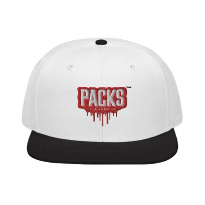 PACKS パックス SNAPBACK HAT キャップ ホワイト&ブラック