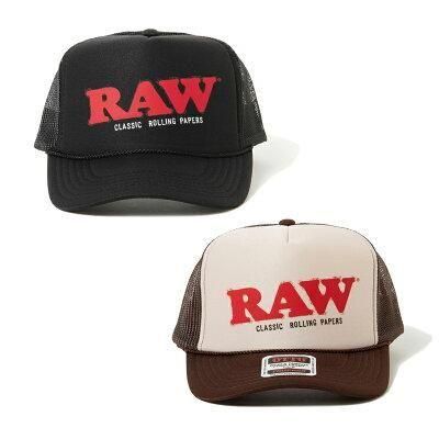 RAW ロウ TRUCKER MESH CAP  キャップ