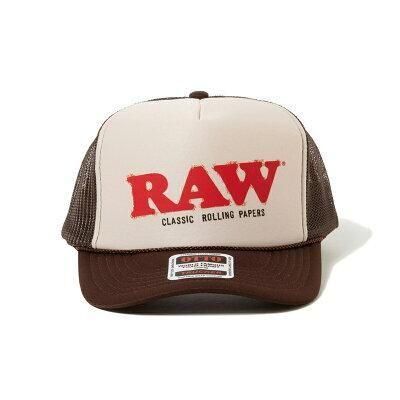 RAW ロウ TRUCKER MESH CAP  キャップ