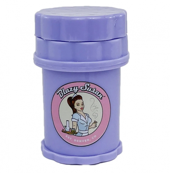 Blazy Susan ブレイジースーザン 4Piece Pink Herb Saver Grinder コンテナ一体型 グラインダー S/M ピンク/パープル