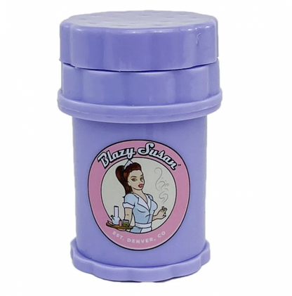 Blazy Susan ブレイジースーザン 4Piece Pink Herb Saver Grinder コンテナ一体型 グラインダー S/M ピンク/パープル