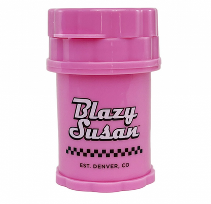 Blazy Susan ブレイジースーザン 4Piece Pink Herb Saver Grinder コンテナ一体型 グラインダー S/M ピンク/パープル