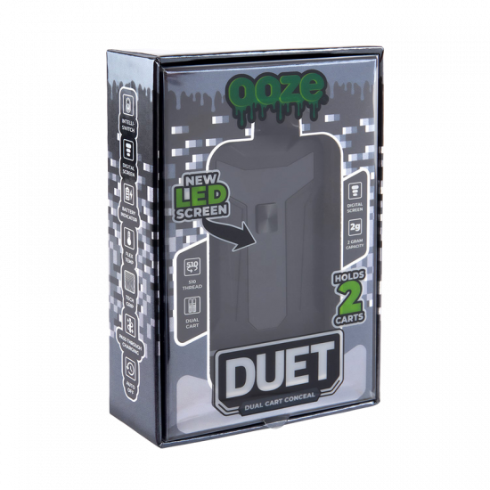 Ooze ウーズ Duet Dual Cart Variable Voltage 510 Vape Battery バッテリー ベイプ