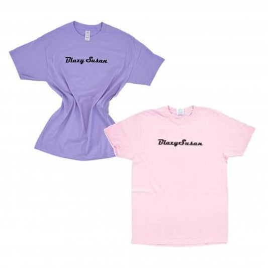 Blazy Susan ブレイジースーザン Tee Shirts Tシャツ ピンク/パープル