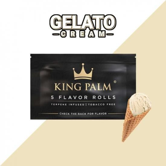 KING PALM キングパーム FLAVORED TIPS 25パック (7MM) Gelato Creamカプセルフィルターチップ