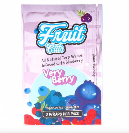 Fruit Cuts フルーツカット Natural Pulp Wraps  King Size 3枚入り ブラント
