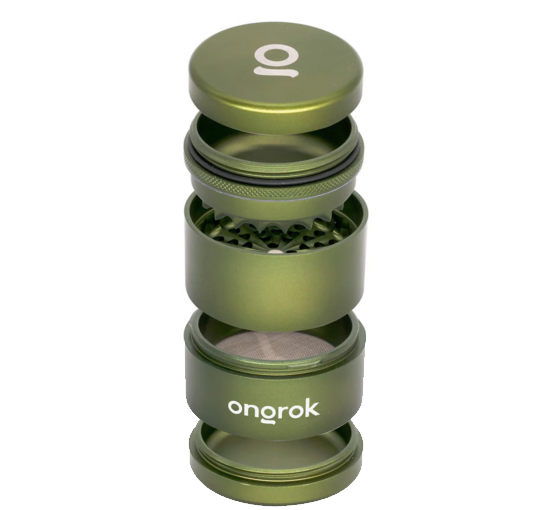 ONGROK オングロック Flower Petal Toothless Aluminum Storage Grinder グラインダー #on1,2