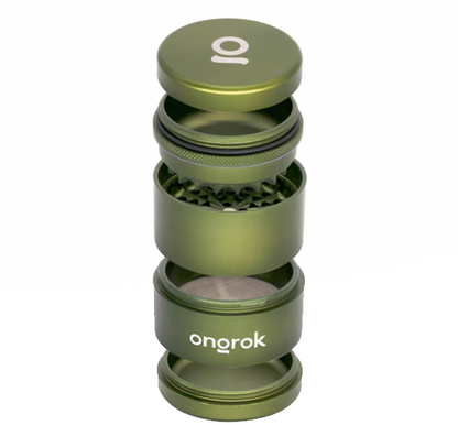 ONGROK オングロック Flower Petal Toothless Aluminum Storage Grinder グラインダー #on1,2