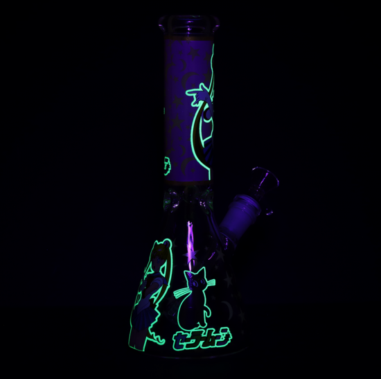 Japanese Animation Girl Beaker Glass Water Pipe 水パイプ