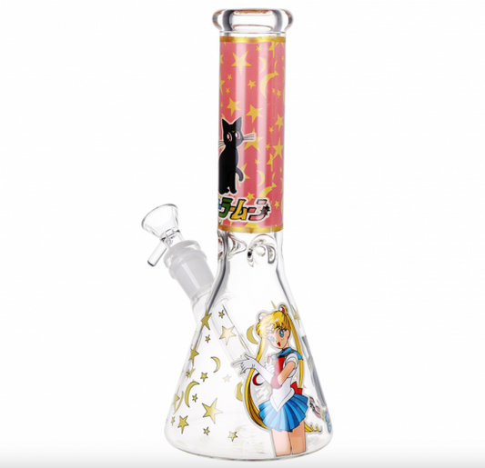 Japanese Animation Girl Beaker Glass Water Pipe 水パイプ