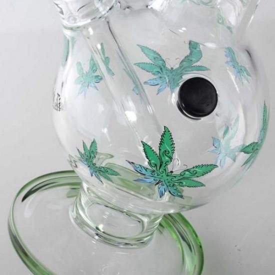 Black Leaf ブラックリーフ  Ice Water Pipe bent LEAFFLY 水パイプ #2518119