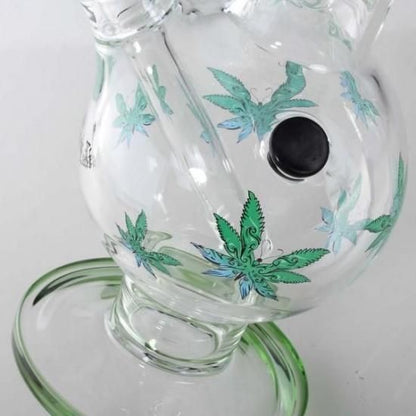 Black Leaf ブラックリーフ  Ice Water Pipe bent LEAFFLY 水パイプ #2518119