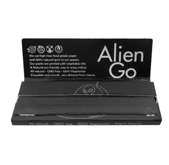 ALIEN GO エイリアンゴー ROLLING BLACK PAPERS 1 1/4 Size ペーパー