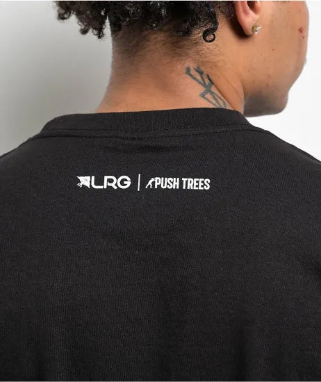LRG エルアールジーx Push Treesプッシュ・ツリー Farm Black T-Shirt Tシャツ ブラック