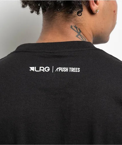 LRG エルアールジーx Push Treesプッシュ・ツリー Farm Black T-Shirt Tシャツ ブラック