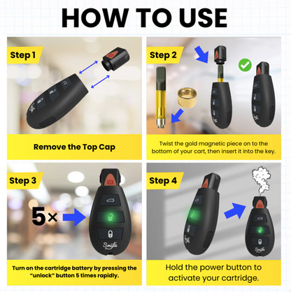 Smyle Labs スマイルラボ Key Fob Cartridge Battery 510バッテリー ベイプ
