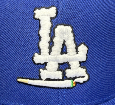 Porous Walker ポーラスウォーカー L.A. PUFFSMOKE HAT キャップ ブルー