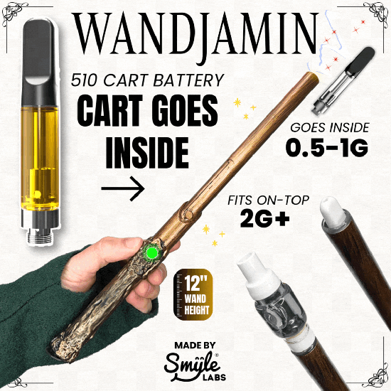Smyle Labs スマイルラボ 
Wandjamin Vape Cart Battery 510バッテリー ベイプ