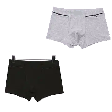 Boxer Briefs Stash スタッシュポケット付き ボクサーショーツ グレー/ブラック