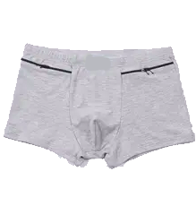 Boxer Briefs Stash スタッシュポケット付き ボクサーショーツ グレー/ブラック