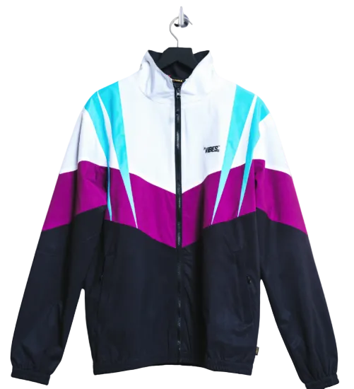 ★VIBES バイブス ELECTRIC WIND BREAKER JACKET エレクトリックブラック ジャケット