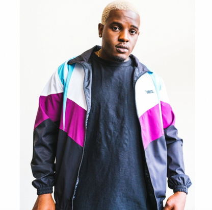 ★VIBES バイブス ELECTRIC WIND BREAKER JACKET エレクトリックブラック ジャケット